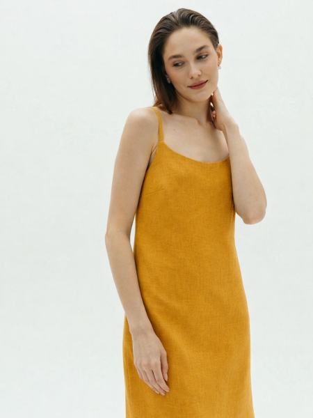 Платье Little limited mustard