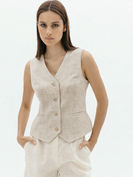 Жилетка Classy limited dusty rose cage