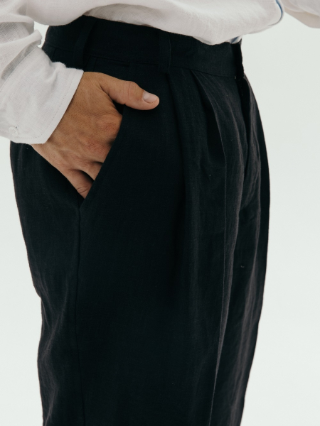 Брюки Wide black