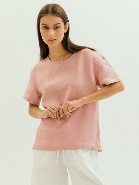 Футболка Basic dusty rose