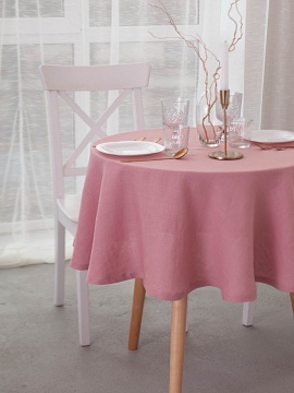 Скатерть круглая Together dusty rose