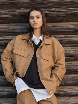 Куртка wool Bertha limited mustard