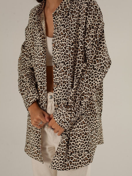 Рубашка Celine limited leopard
