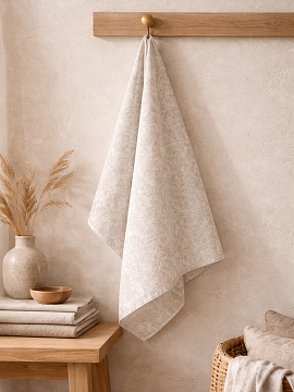 Полотенце льняное Узорное цвет 1