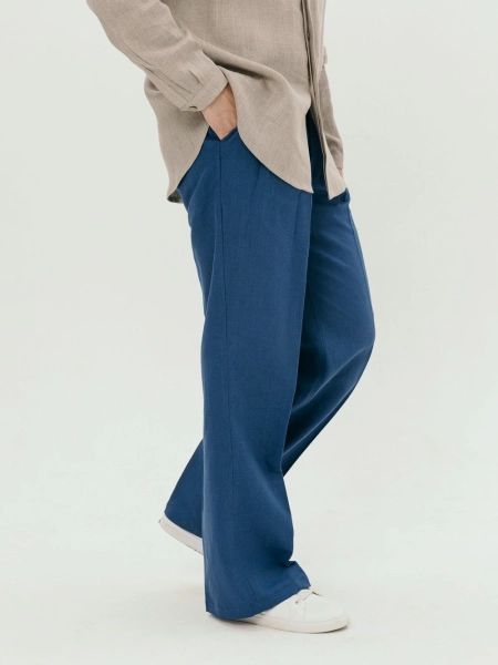 Брюки Wide limited blue