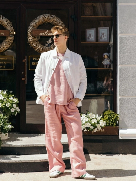 Брюки Spacious dusty rose