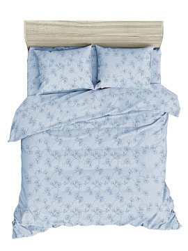 Комплект постельного белья изо льна Настурция