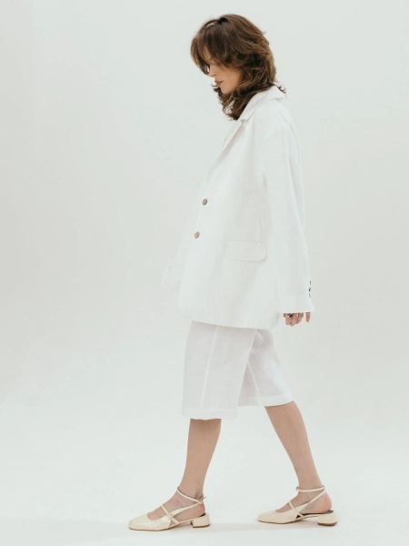 Шорты-бермуды Parisian white