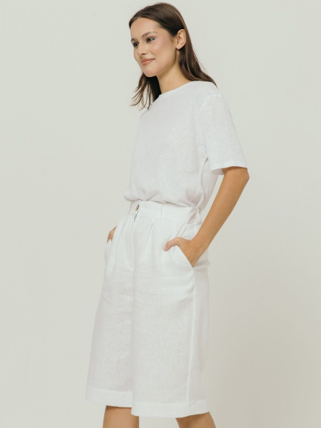 Шорты-бермуды Milan white