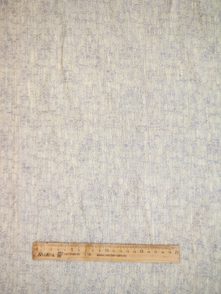 ОСТАТОК меньше метра Льняная ткань Барро цвет фиолетовый арт.460В