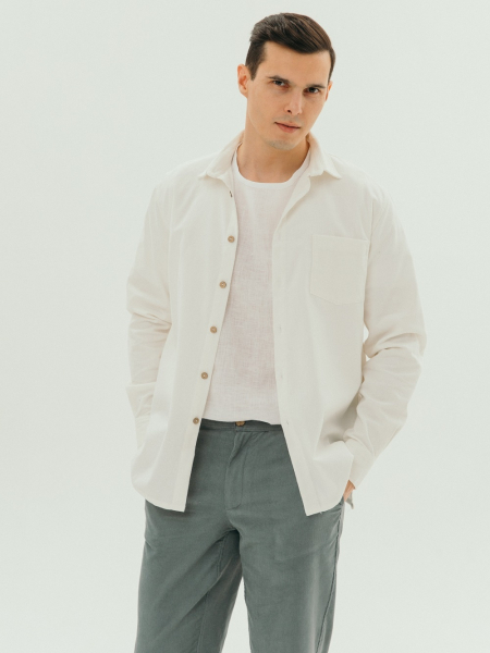 Рубашка velvet Mont Blanc white