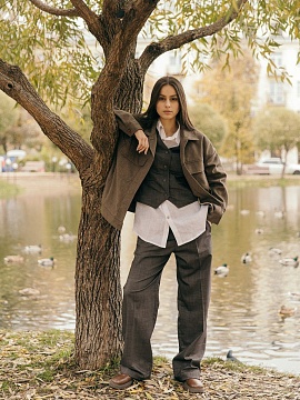 Брюки wool Classy limited chocolate