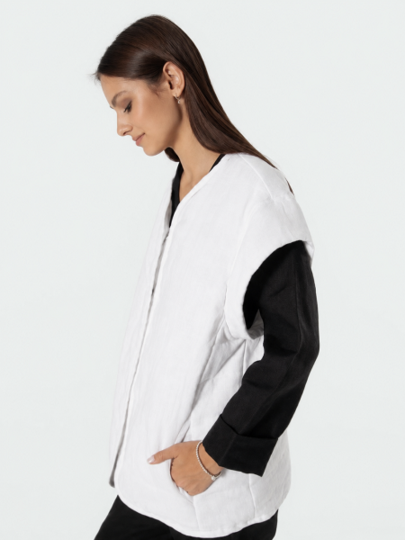 Куртка-жилет Boho white