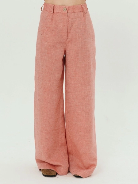 Брюки-палаццо Parisian limited vinous pattern
