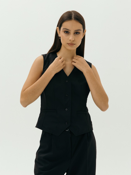 Жилетка wool Classy black
