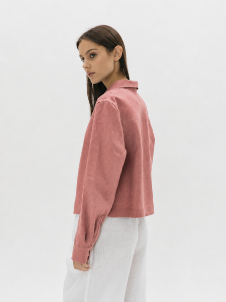 Рубашка flannel Vivid dusty rose 